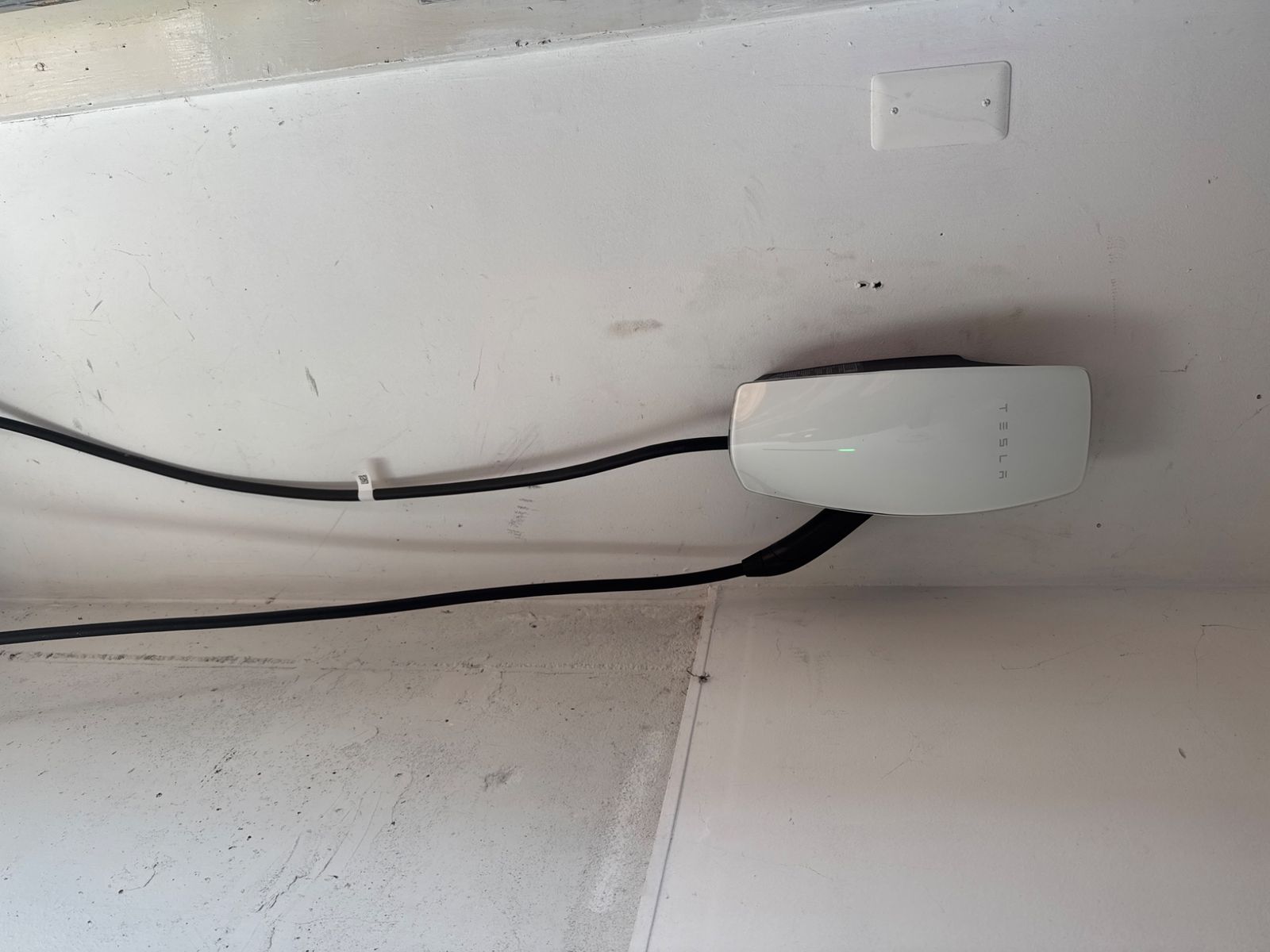 Tesla Wall Connector in garage