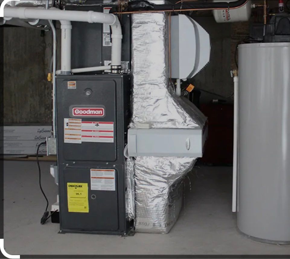 Goodman gas furnace installation