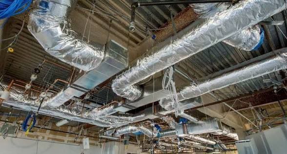 Commercial ductwork installation